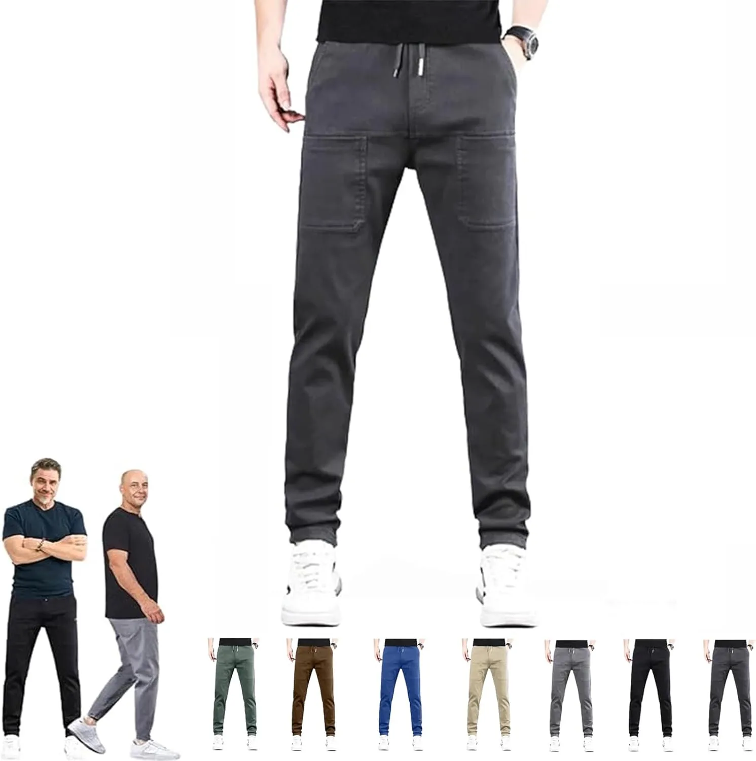 Acegents Cargo Pants - High Stretch Multi-Pocket Cargo Pants