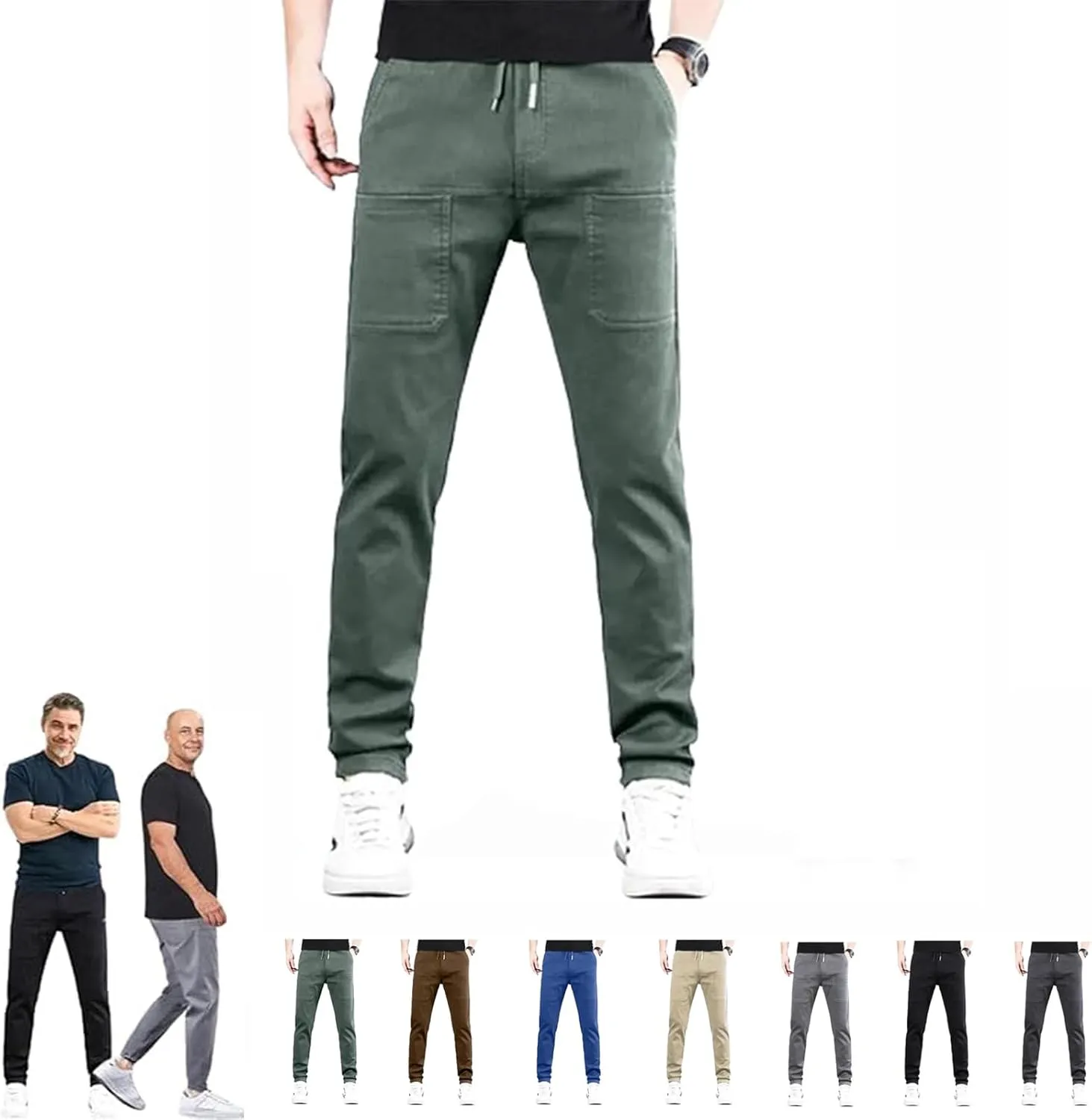 Acegents Cargo Pants - High Stretch Multi-Pocket Cargo Pants