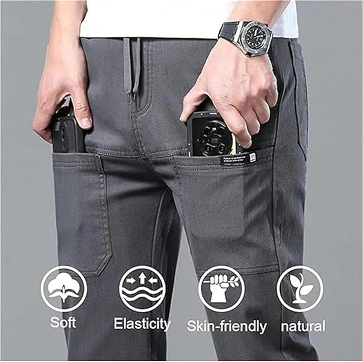 Acegents Cargo Pants - High Stretch Multi-Pocket Cargo Pants