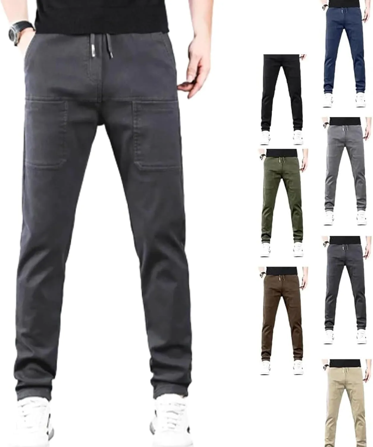 Acegents Cargo Pants, Mencomfy Cargo Pants,Acegents Mens Pants, Multipants - High Stretch Multi-Pocket Cargo Pants