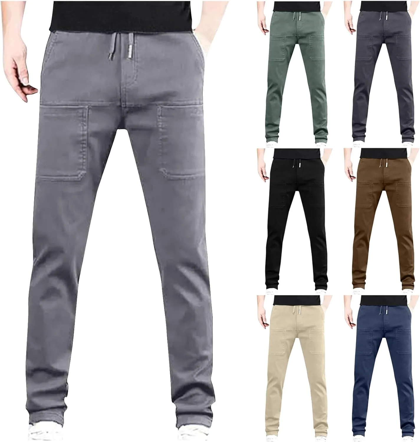 Acegents Cargo Pants, Mens Cargo Pants, Multipants - High Stretch Multi-Pocket Durable Cargo Pants Casual Hiking Pants