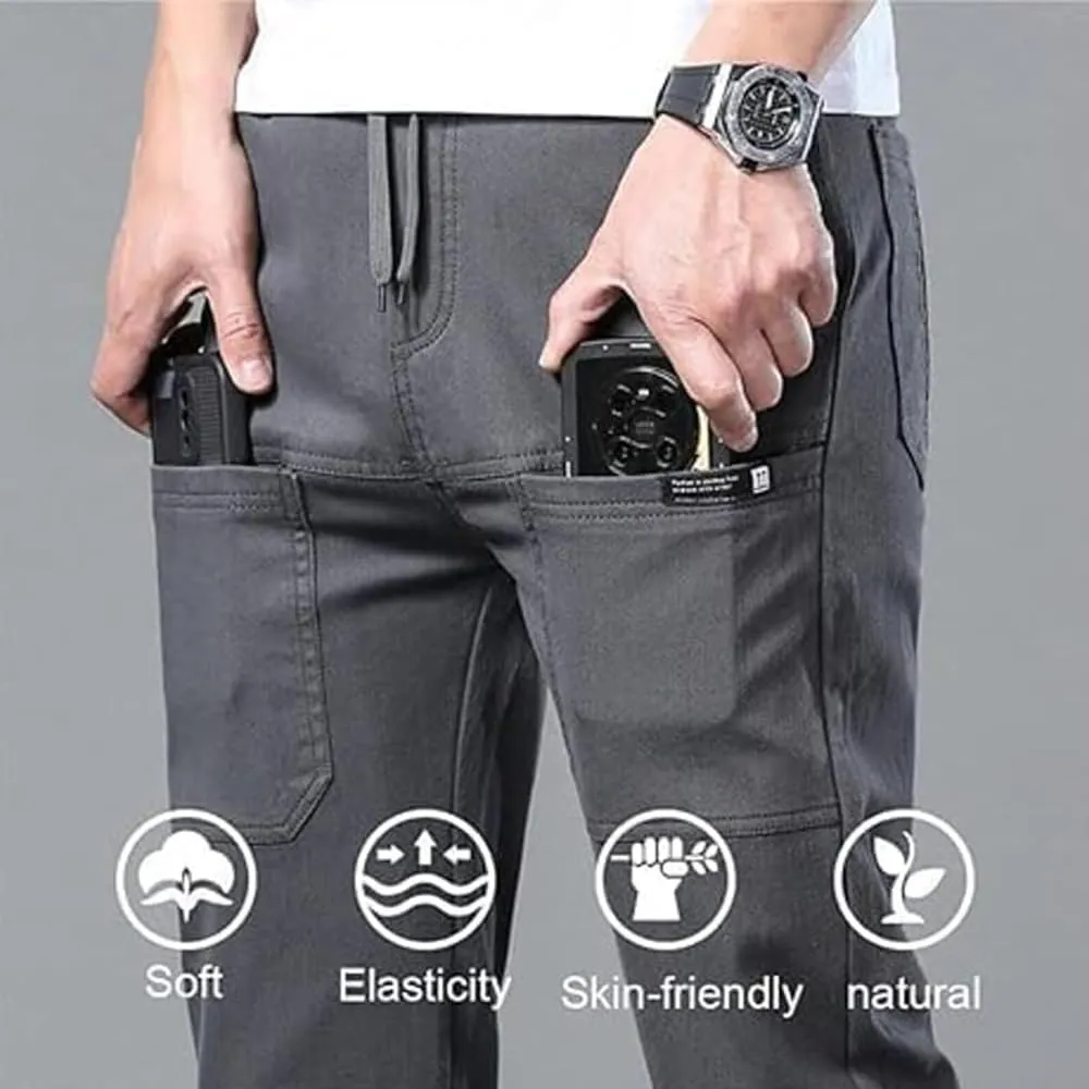 Acegents Stretch Cargo Pants, High Stretch Multi-Pocket Cargo Pants, Casual and Comfortable Cargo Pants
