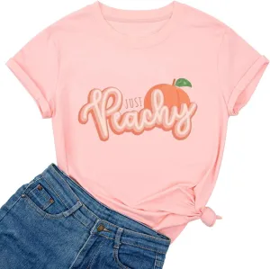 Bleached Just Peachy T Shirt Womens Vintage Country Music Graphic Tees
