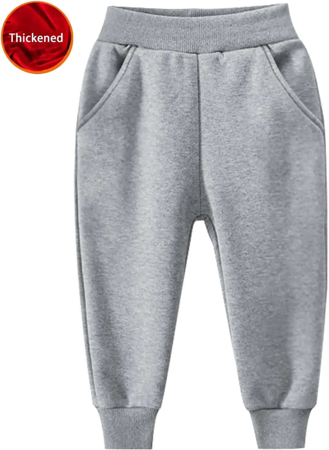 Boys Jogger Pants Toddler Sweatpants Girls Soft Athletic Jogger Pants Kids Basic Active Pants with Pockets
