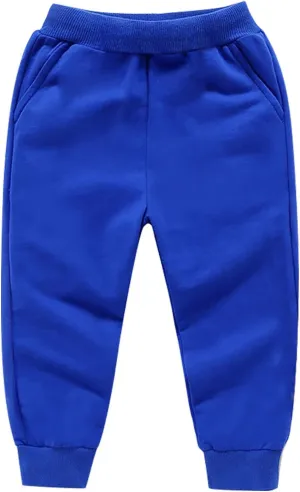 Boys Jogger Pants Toddler Sweatpants Girls Soft Athletic Jogger Pants Kids Basic Active Pants with Pockets