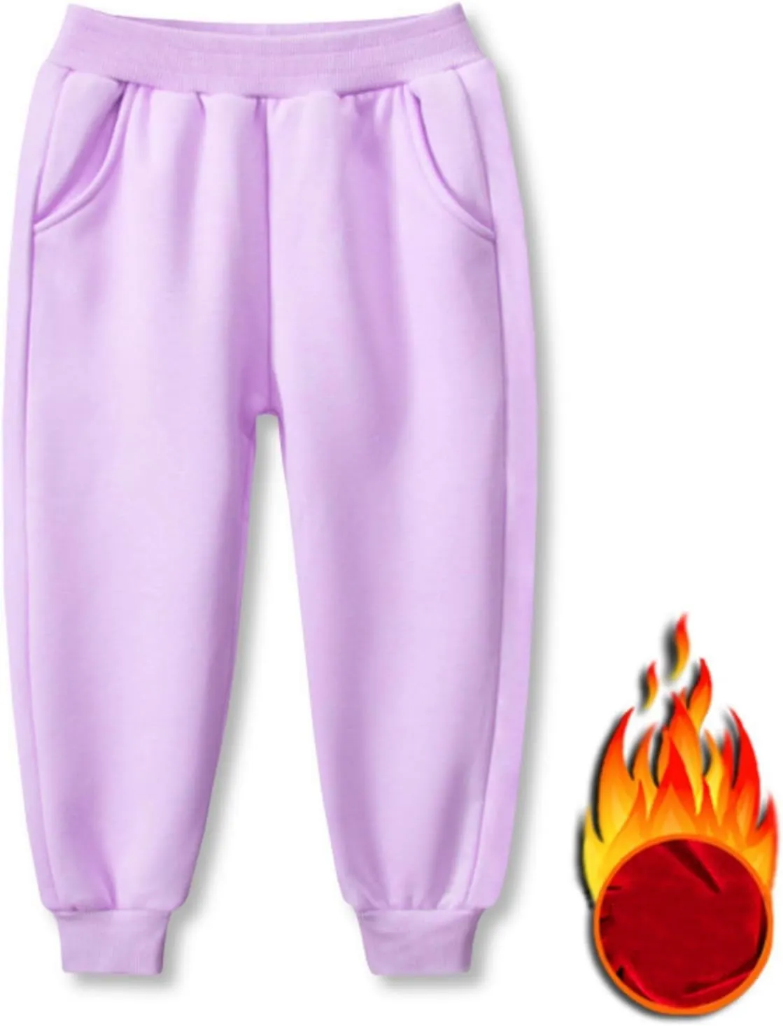Boys Jogger Pants Toddler Sweatpants Girls Soft Athletic Jogger Pants Kids Basic Active Pants with Pockets