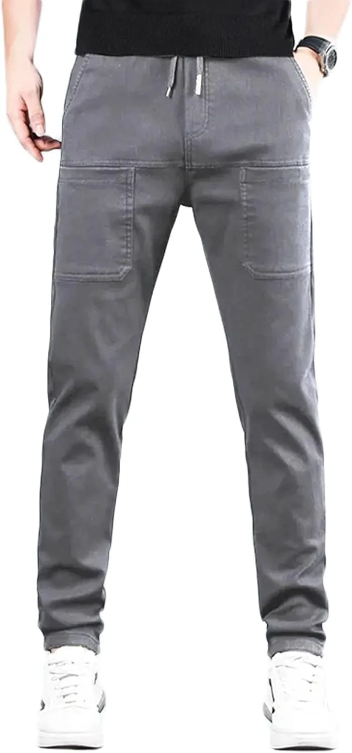 Cargo Pants, Mens Cargo Pants Multipants - High Stretch Multi-Pocket Durable Cargo Pants for Men