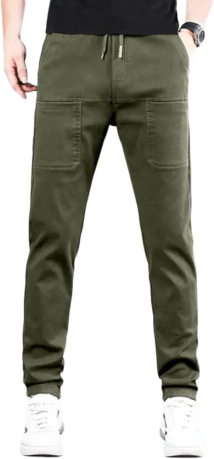Cargo Pants, Mens Cargo Pants Multipants - High Stretch Multi-Pocket Durable Cargo Pants for Men