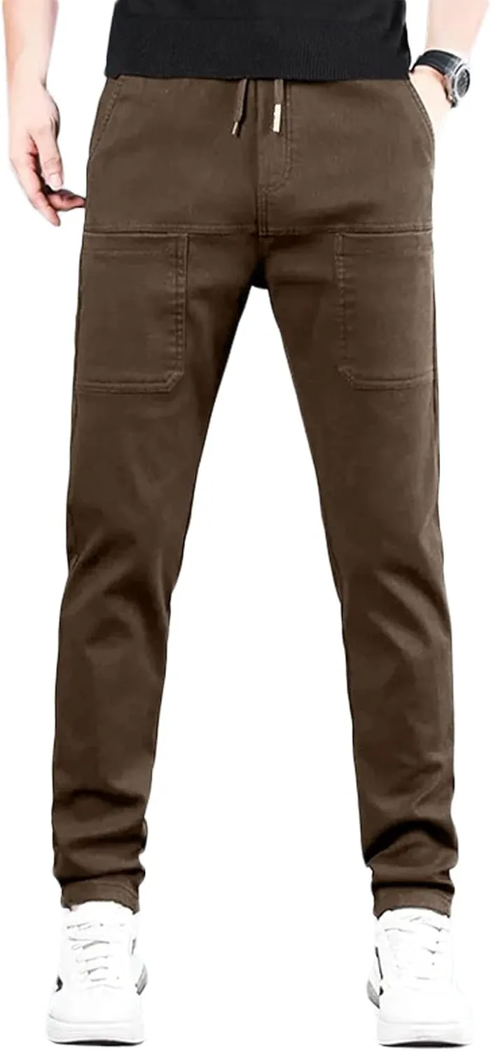 Cargo Pants, Mens Cargo Pants Multipants - High Stretch Multi-Pocket Durable Cargo Pants for Men