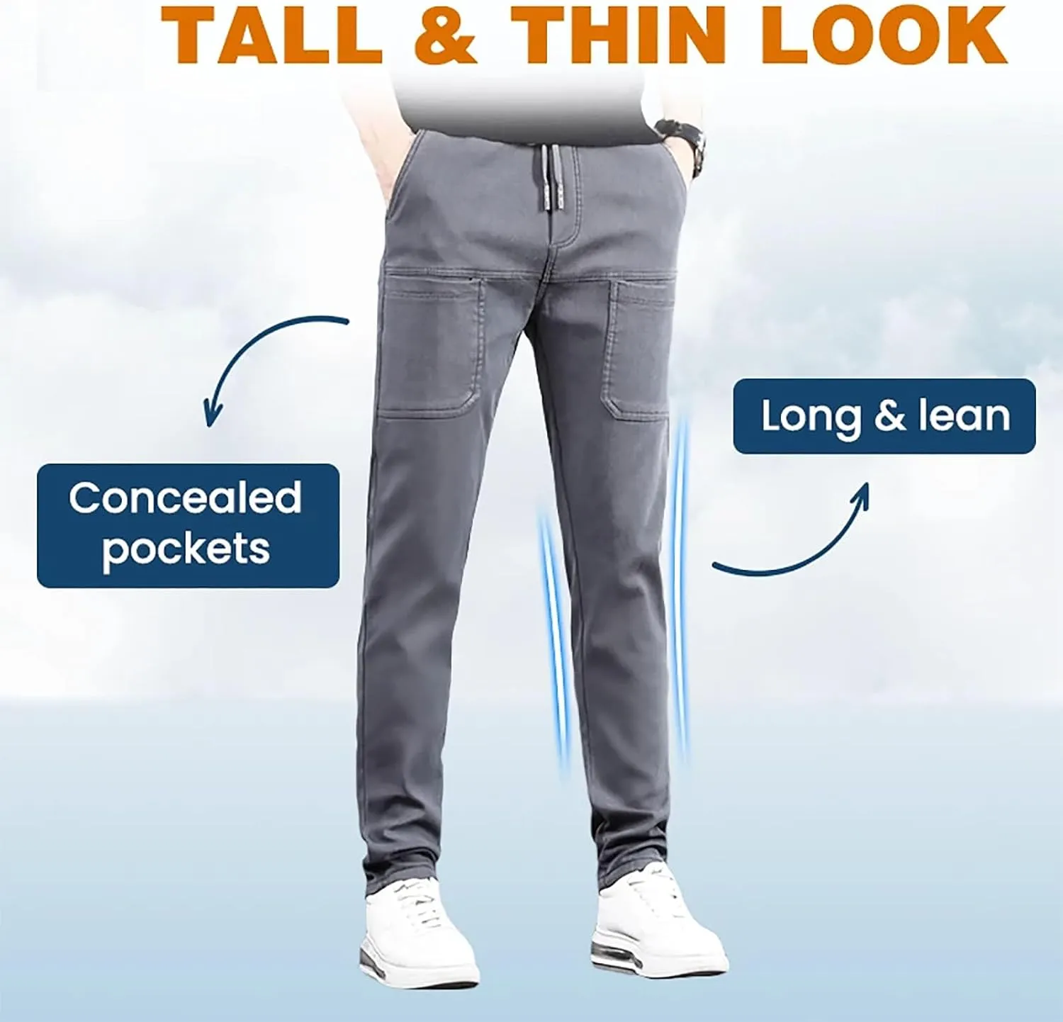 Cargo Pants, Mens Cargo Pants Multipants - High Stretch Multi-Pocket Durable Cargo Pants for Men
