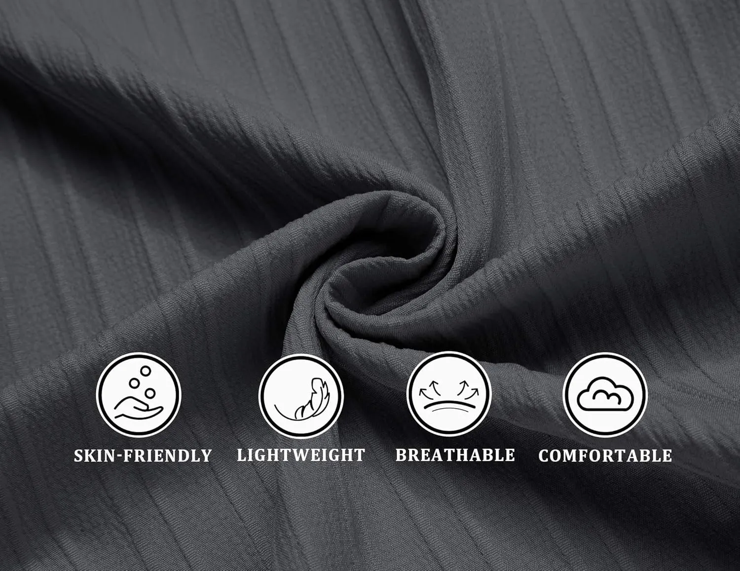 COOFANDY Men's Casual Shirts Short Sleeve Button Down Shirts Fashion Textured Summer Beach Shirt