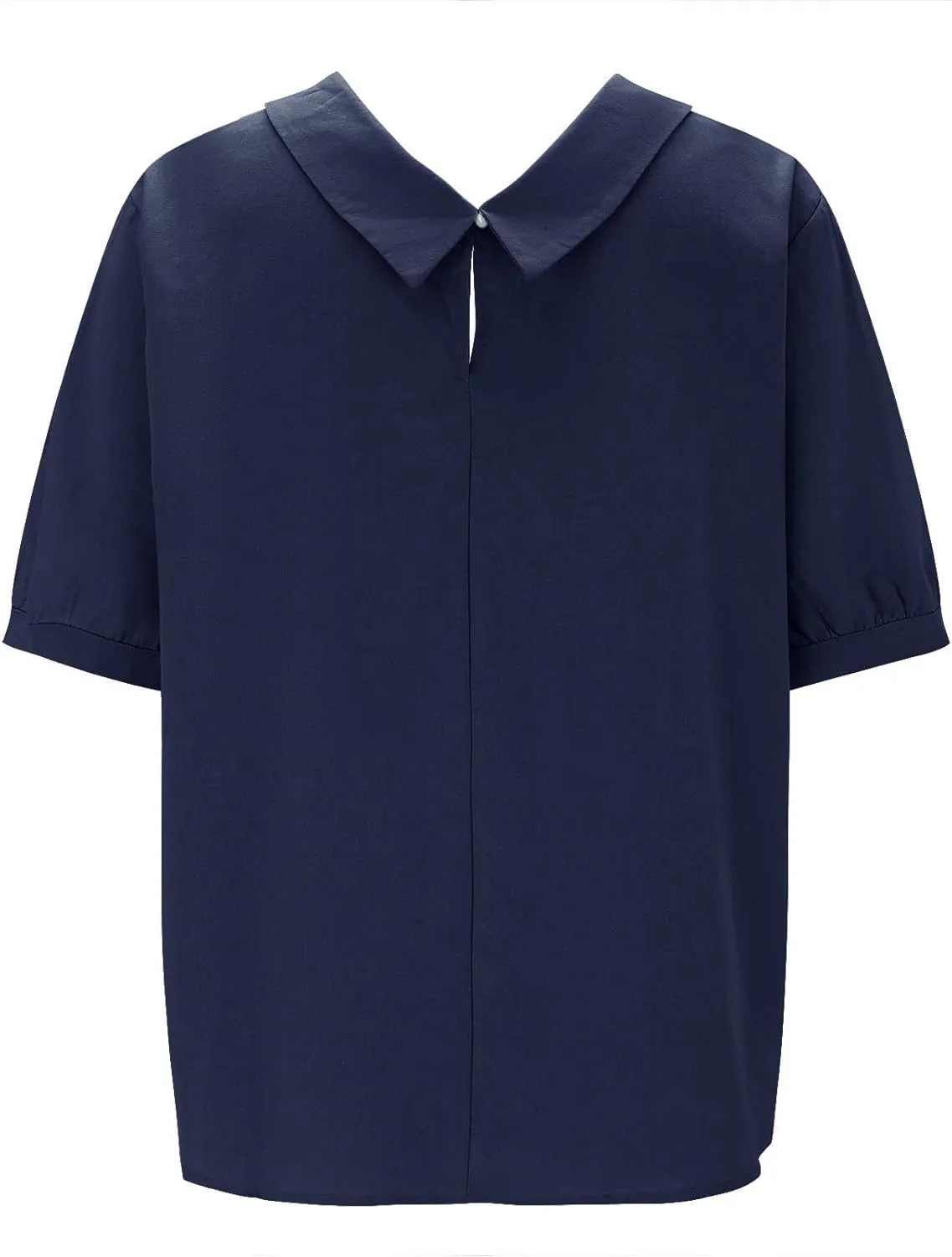 Cotton Linen Shirts for Women 2025 Summer Short Sleeve Casual Collared Work Blouse Tunic TOS
