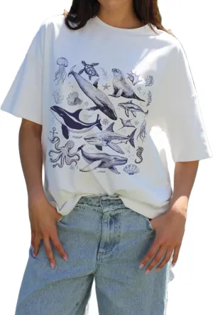 Cute Oversized Graphic Tees for Women Teen Girls Y2k Short Sleeve Graphic Baggy Shirt Vintage Aesthetic Streetwear