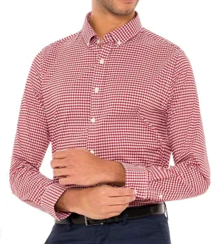 Dry Fit Button Down Shirts for Men - Performance Slim Fit Casual Shirts - Plaid