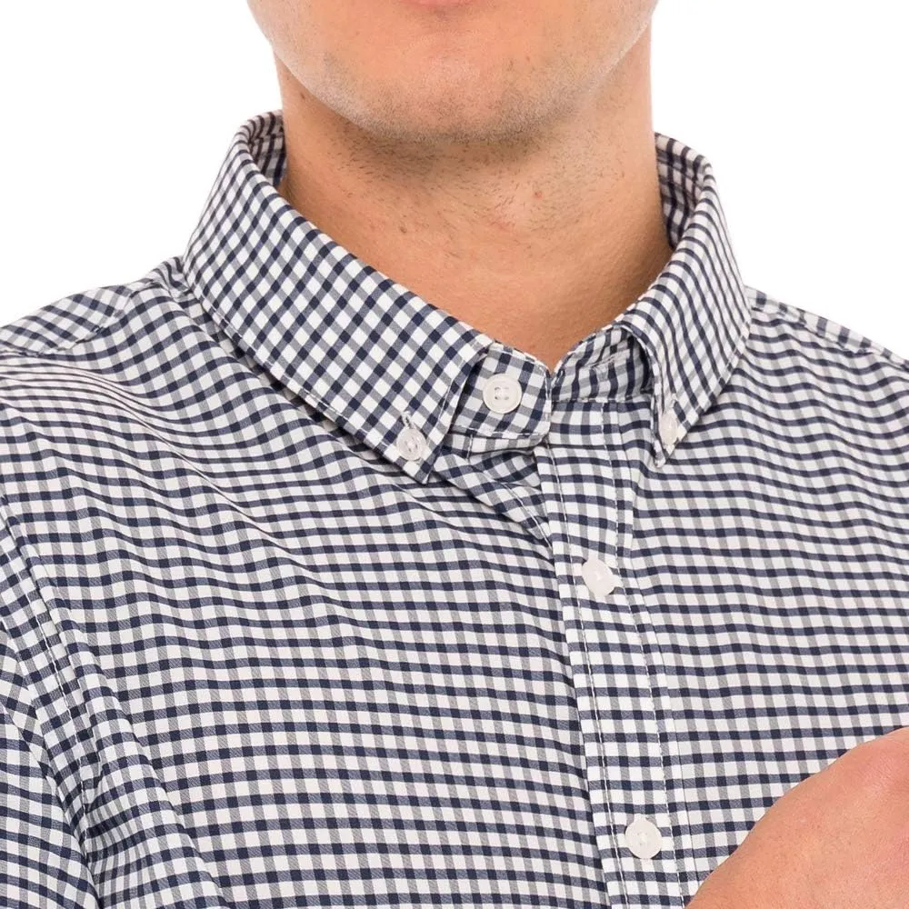 Dry Fit Button Down Shirts for Men - Performance Slim Fit Casual Shirts - Plaid