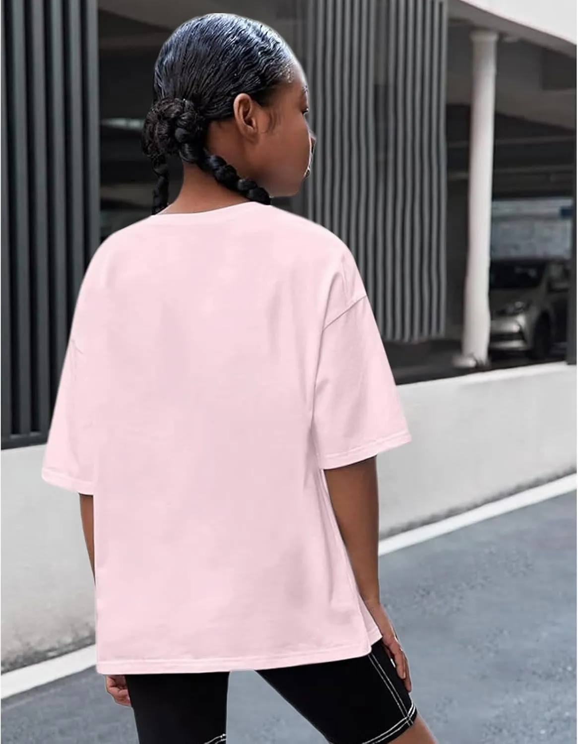 Flower Girl Shirt Graphic Tees Cute Preppy Shirts Kids Letter Print T Shirt Fun Summer Cotton Youth Soft Tops