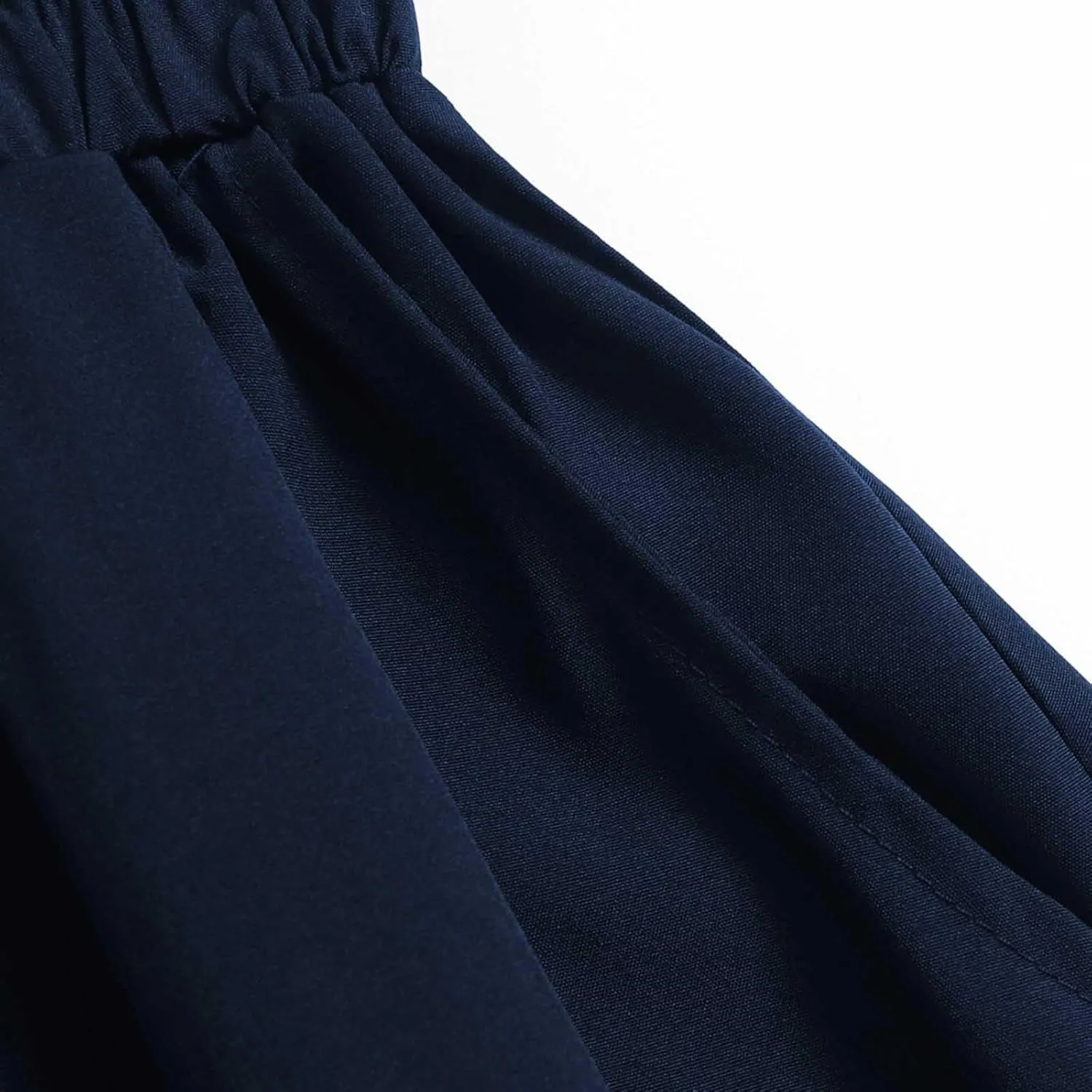 Flowy Skirts with Pockets for Women Long Midi Length Casual Skirt for Beach Party Holiday Drawstring Maxi Summer Skorts