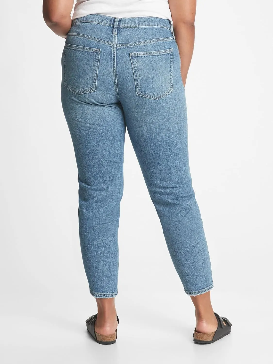 GAP Women's Tall Size High Rise Cheeky Straight Jeans