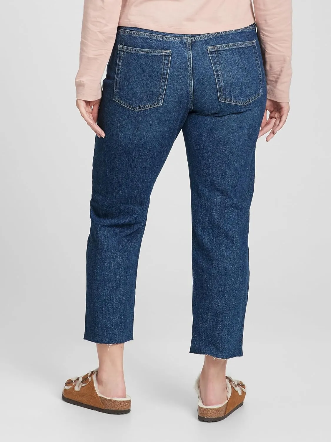 GAP Women's Tall Size High Rise Cheeky Straight Jeans