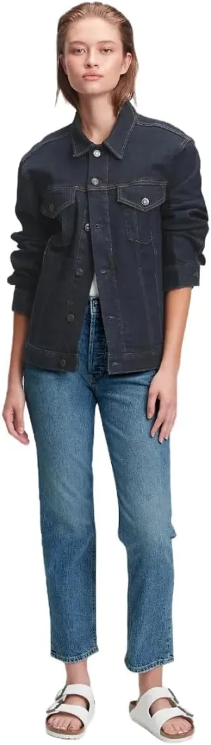 GAP Women's Tall Size High Rise Cheeky Straight Jeans
