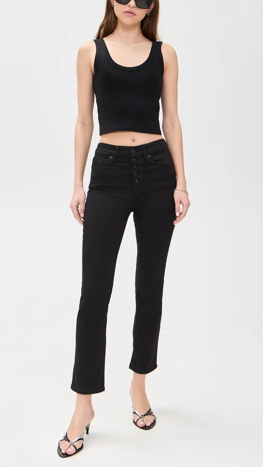 Good American Women's Good Legs Straight Jeans
