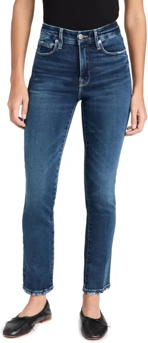 Good American Women's Good Legs Straight Jeans