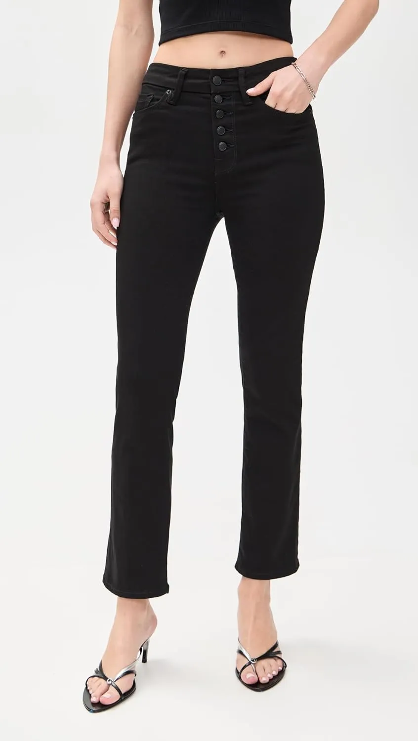 Good American Women's Good Legs Straight Jeans