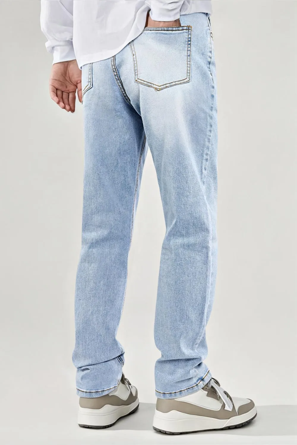 Heyfanee Mens Slim Fit Jeans Skinny Stretchy Denim Pants for Men