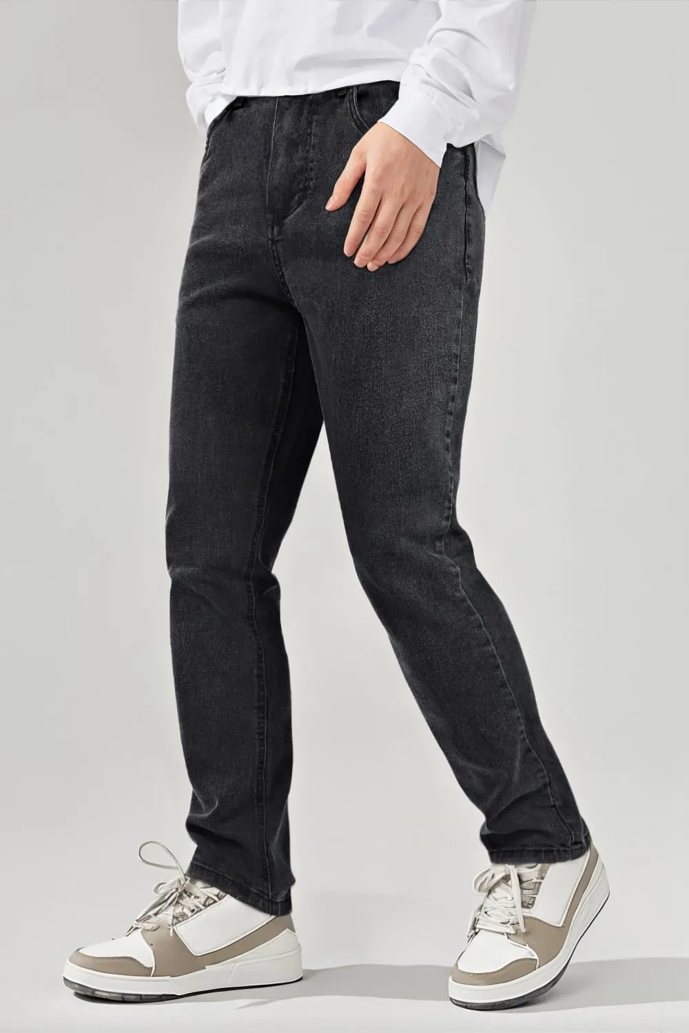 Heyfanee Mens Slim Fit Jeans Skinny Stretchy Denim Pants for Men