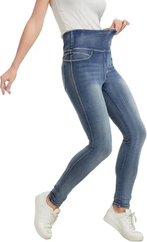 High Waisted Jegging for Women Premium Stretch Slim Fit Jeans Tummy Control Comfort with Everyday Casual Style