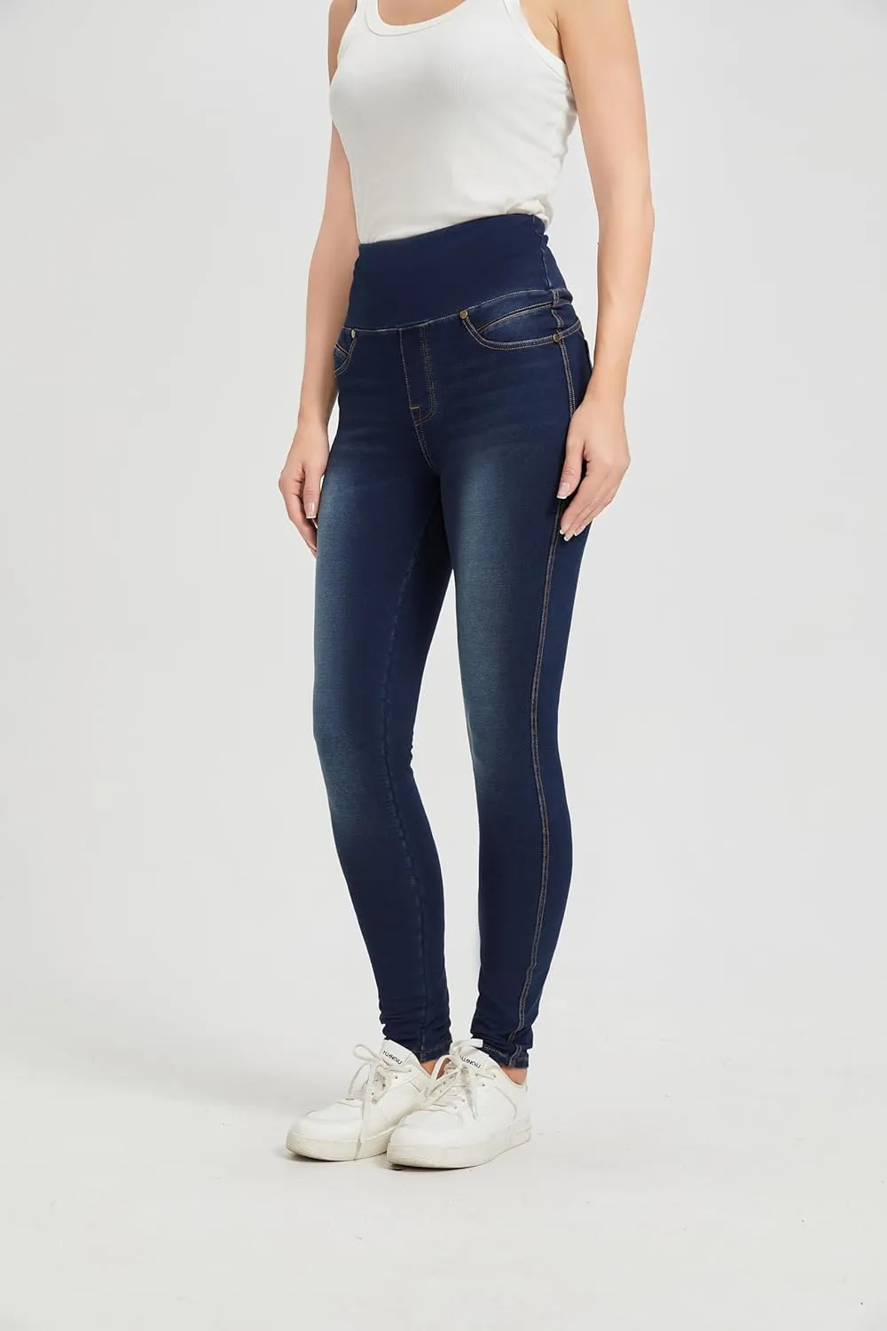 High Waisted Jegging for Women Premium Stretch Slim Fit Jeans Tummy Control Comfort with Everyday Casual Style