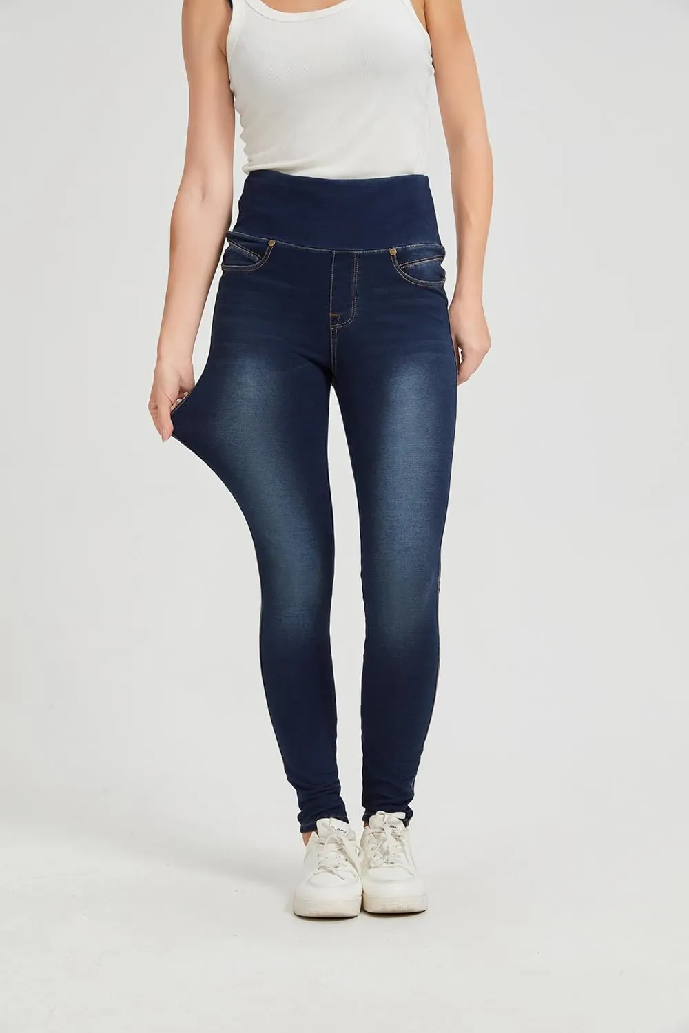 High Waisted Jegging for Women Premium Stretch Slim Fit Jeans Tummy Control Comfort with Everyday Casual Style