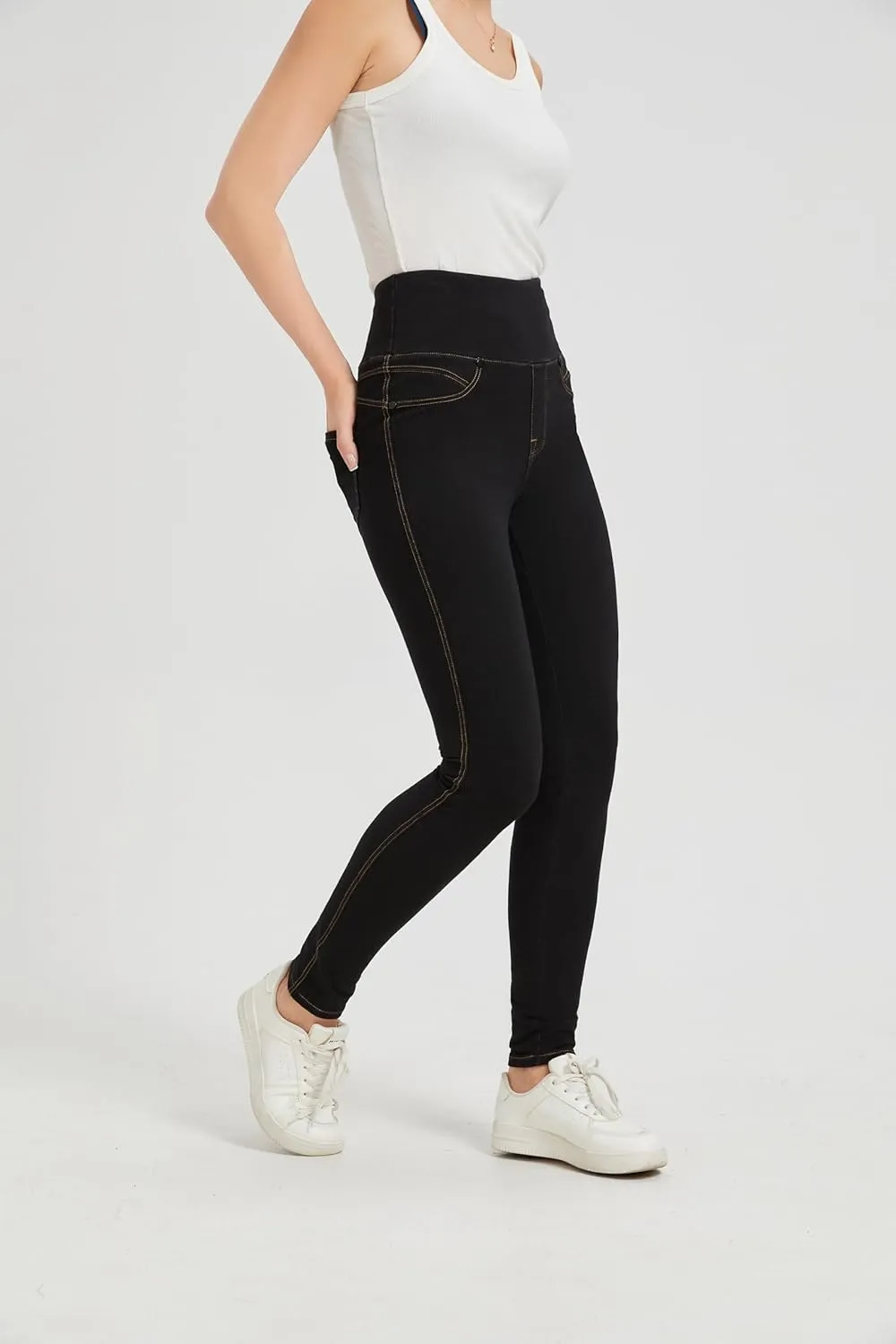 High Waisted Jegging for Women Premium Stretch Slim Fit Jeans Tummy Control Comfort with Everyday Casual Style