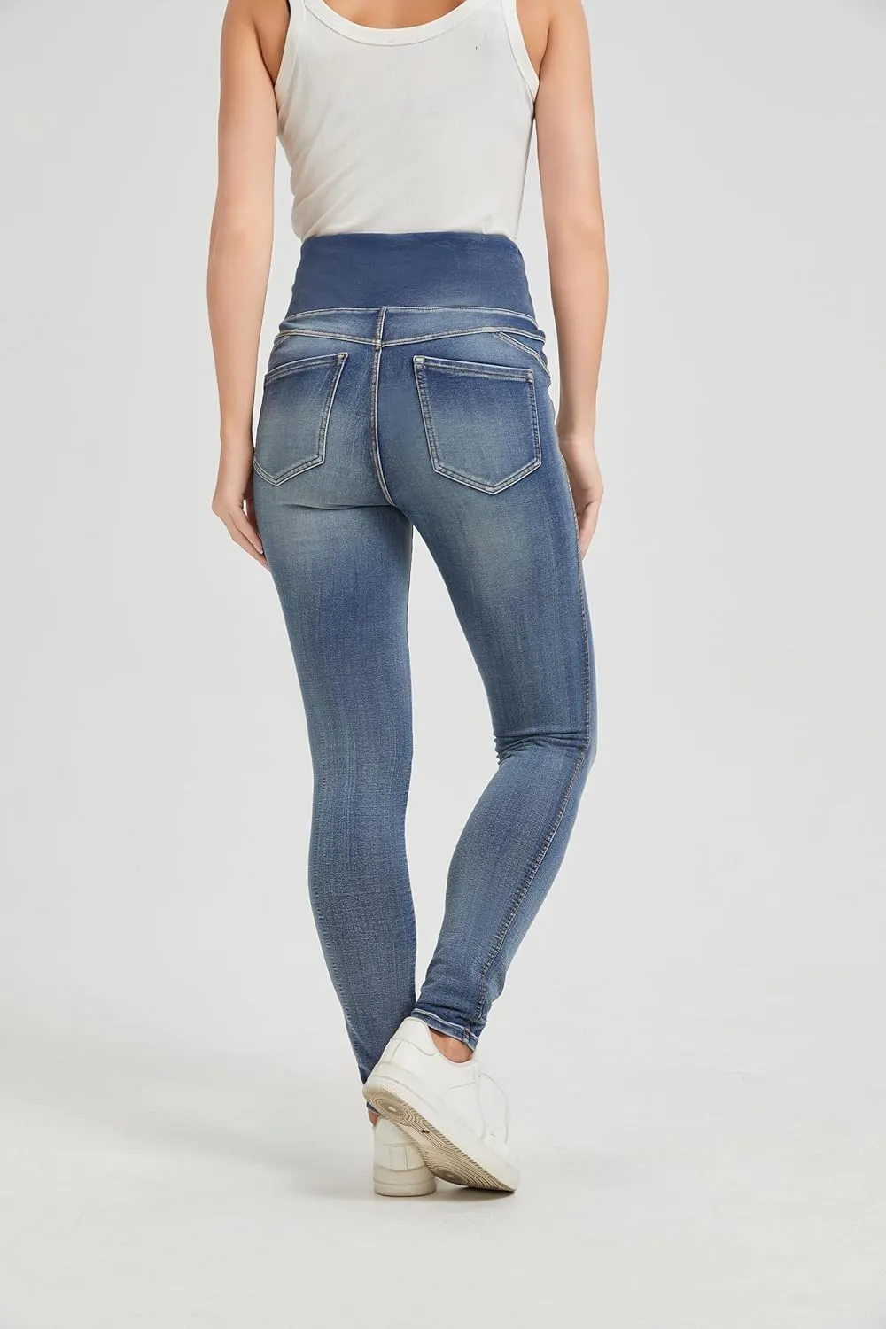 High Waisted Jegging for Women Premium Stretch Slim Fit Jeans Tummy Control Comfort with Everyday Casual Style