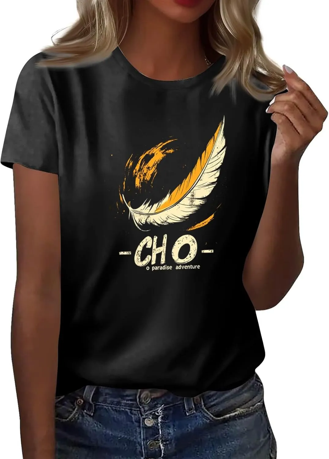 HTHLVMD Womens Graphic Tees Bee Day T Shirt Mama Graphic Tees for Women Short Sleeve T Shirts Summer Fashion Outfits