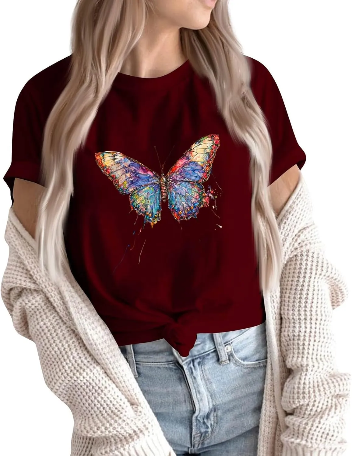 HTHLVMD Womens Graphic Tees Bee Day T Shirt Mama Graphic Tees for Women Short Sleeve T Shirts Summer Fashion Outfits