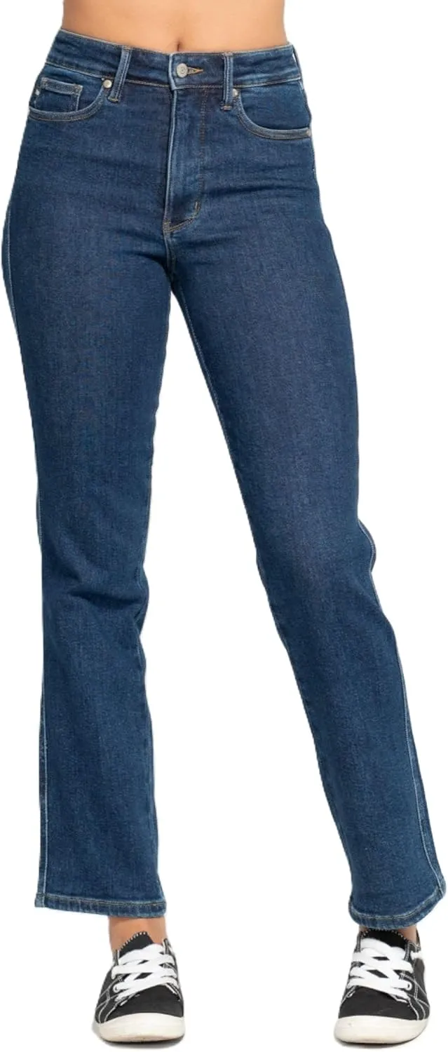 Judy Blue High Waist Tummy Control Classic Straight Jeans