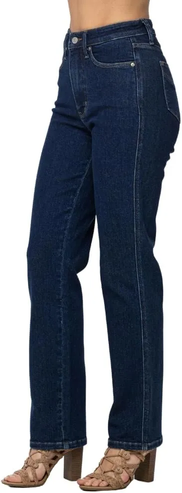 Judy Blue High Waist Tummy Control Classic Straight Jeans