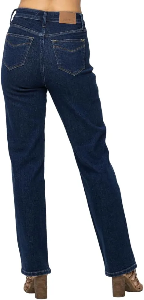 Judy Blue High Waist Tummy Control Classic Straight Jeans