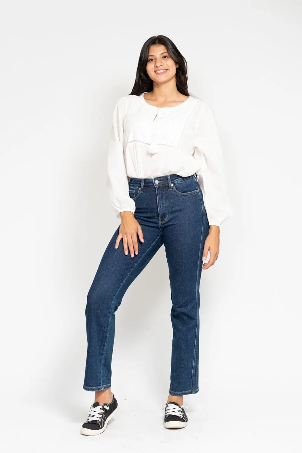 Judy Blue High Waist Tummy Control Classic Straight Jeans