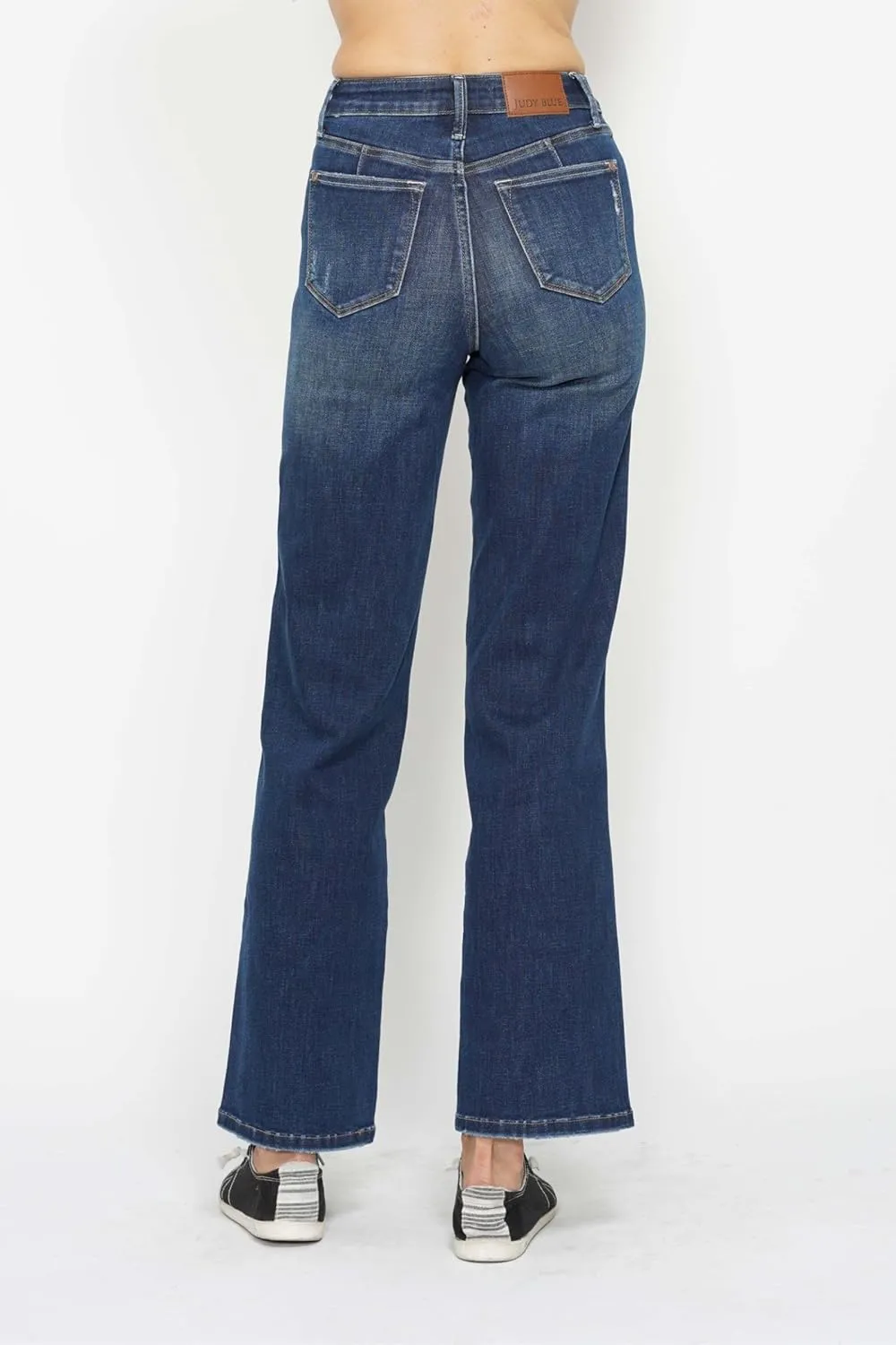 Judy Blue Women's High-Waisted Tummy Control Classic Straight Jeans - 88869