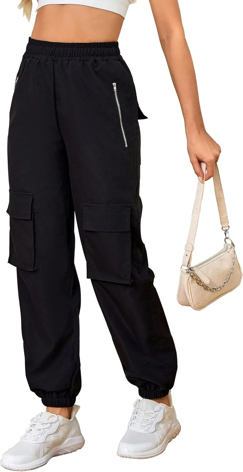 Kisswow Cargo Pants Women Baggy Sweatpants Women Cargo Pants for Girls Cargo Pants Y2k Pants Streetwear