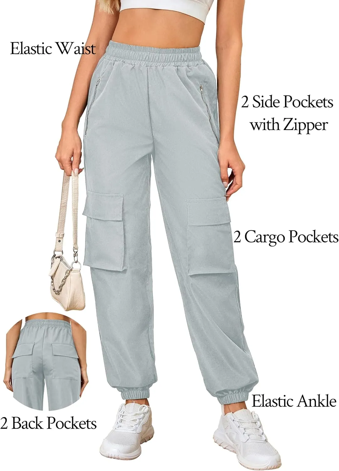 Kisswow Cargo Pants Women Baggy Sweatpants Women Cargo Pants for Girls Cargo Pants Y2k Pants Streetwear