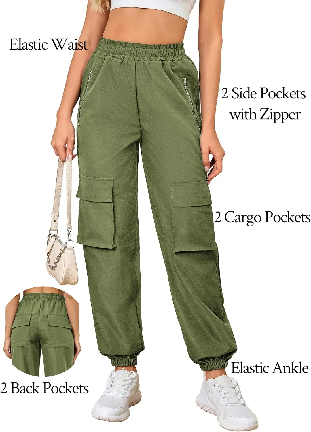 Kisswow Cargo Pants Women Baggy Sweatpants Women Cargo Pants for Girls Cargo Pants Y2k Pants Streetwear