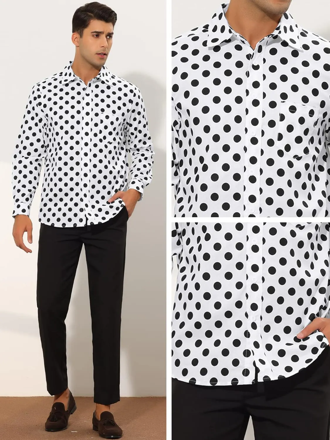 Lars Amadeus mens Modern/Fitted