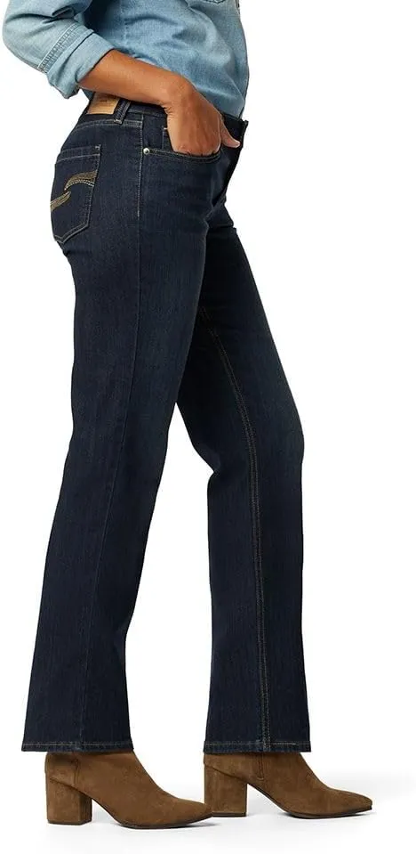 Levi Strauss Signature Gold Women's True Straight Jeans (Brushed)