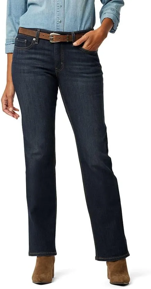 Levi Strauss Signature Gold Women's True Straight Jeans (Brushed)