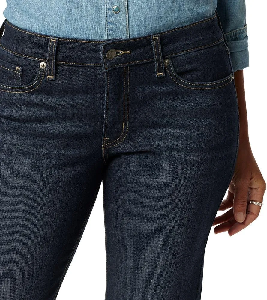 Levi Strauss Signature Gold Women's True Straight Jeans (Brushed)
