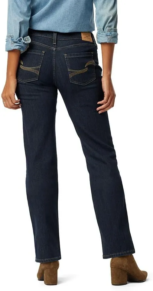 Levi Strauss Signature Gold Women's True Straight Jeans (Brushed)