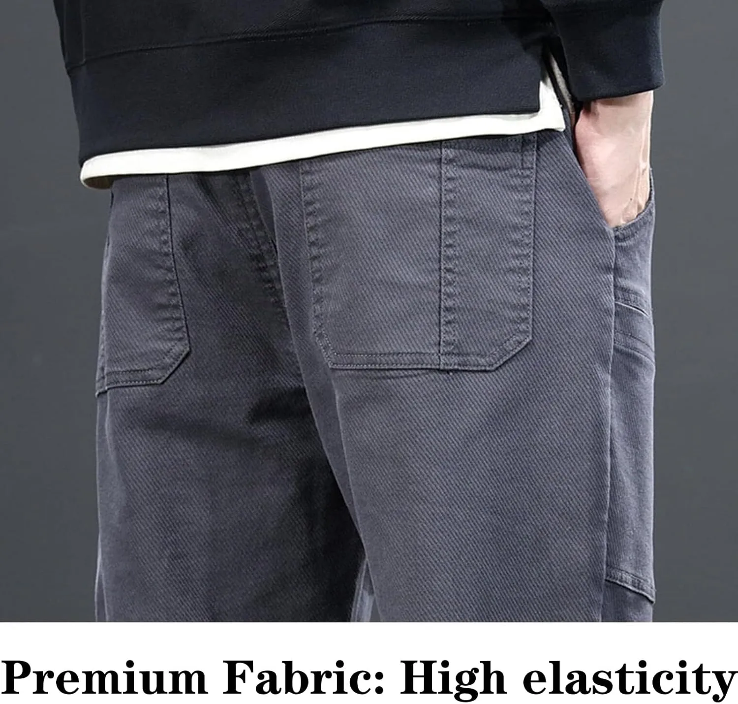 Manzera Stretch Cargo Pants, High Stretch Multi-Pocket Cargo Pants, Casual and Comfortable Cargo Pants